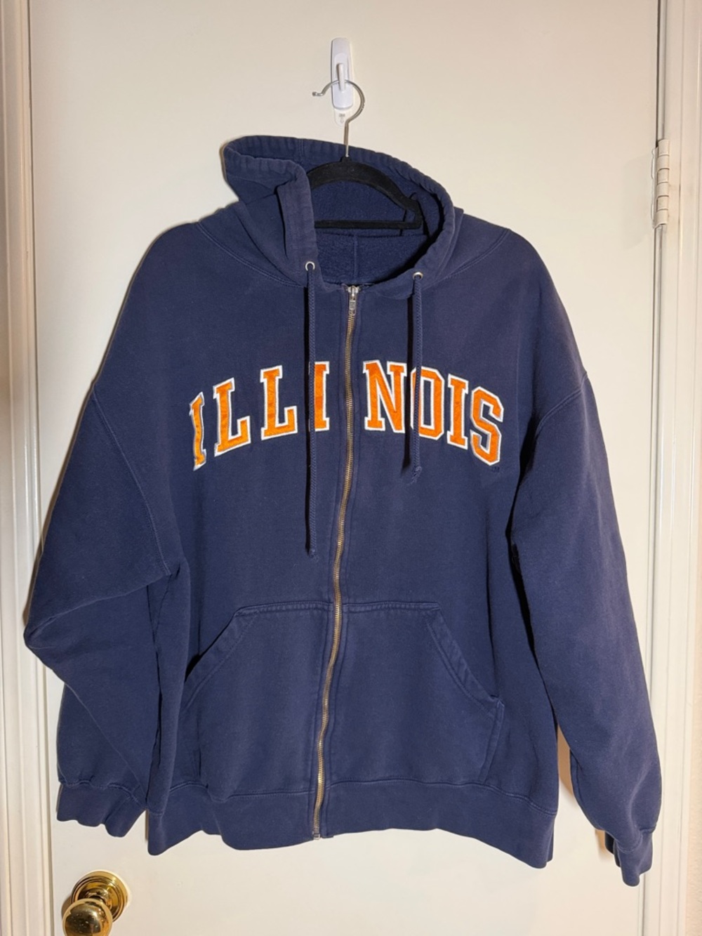 Illinois Fighting Illini Vintage 2008 Rose Bowl Logo Mens Hoodie Sweatshirt NCAA